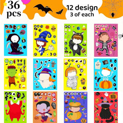UDTAATO pumpkin-decorating stickers turn pumpkins into charming decorations.
