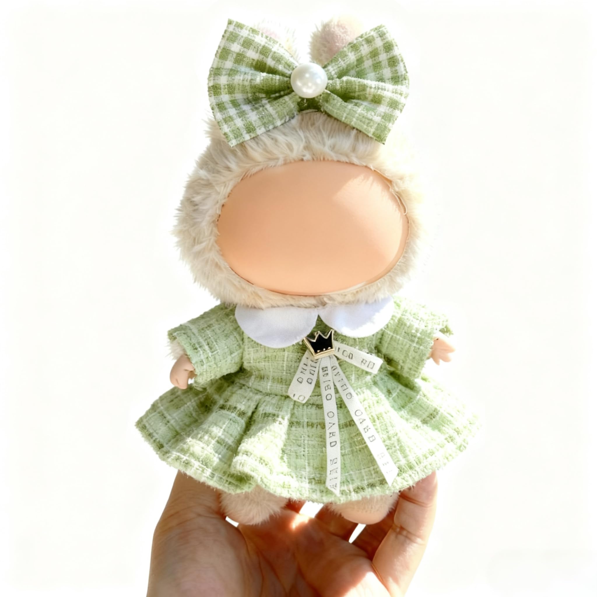 Ueuo LABUBU 17cm doll dress Style N for stylish, quick-changing outfits.