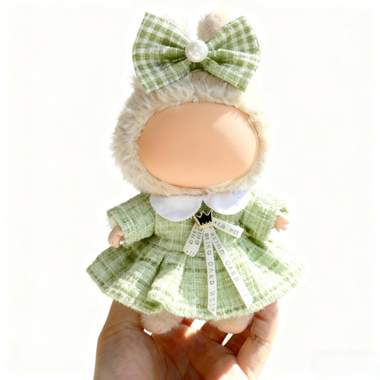 Ueuo LABUBU 17cm doll dress Style N for stylish, quick-changing outfits.