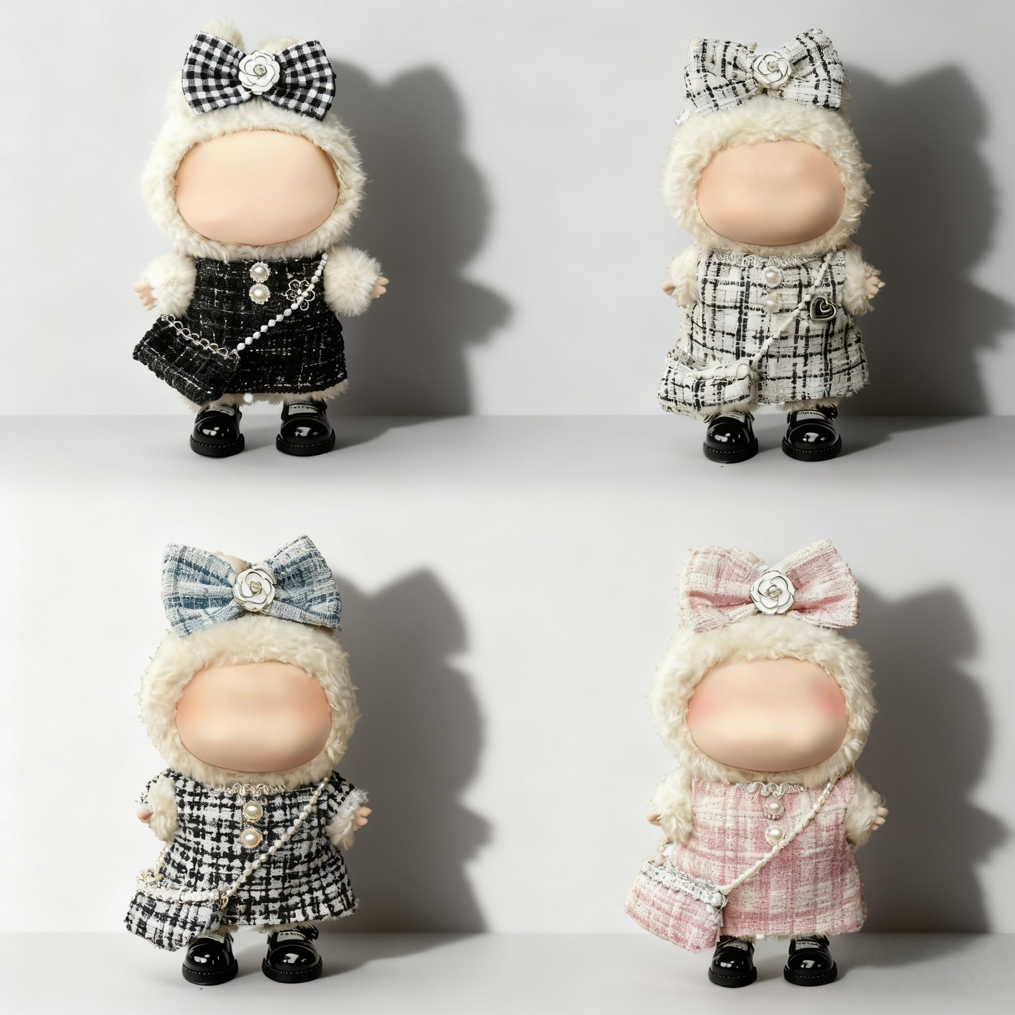 Ueuo Labubu 17cm doll outfit set packaging display for gifting inspiration