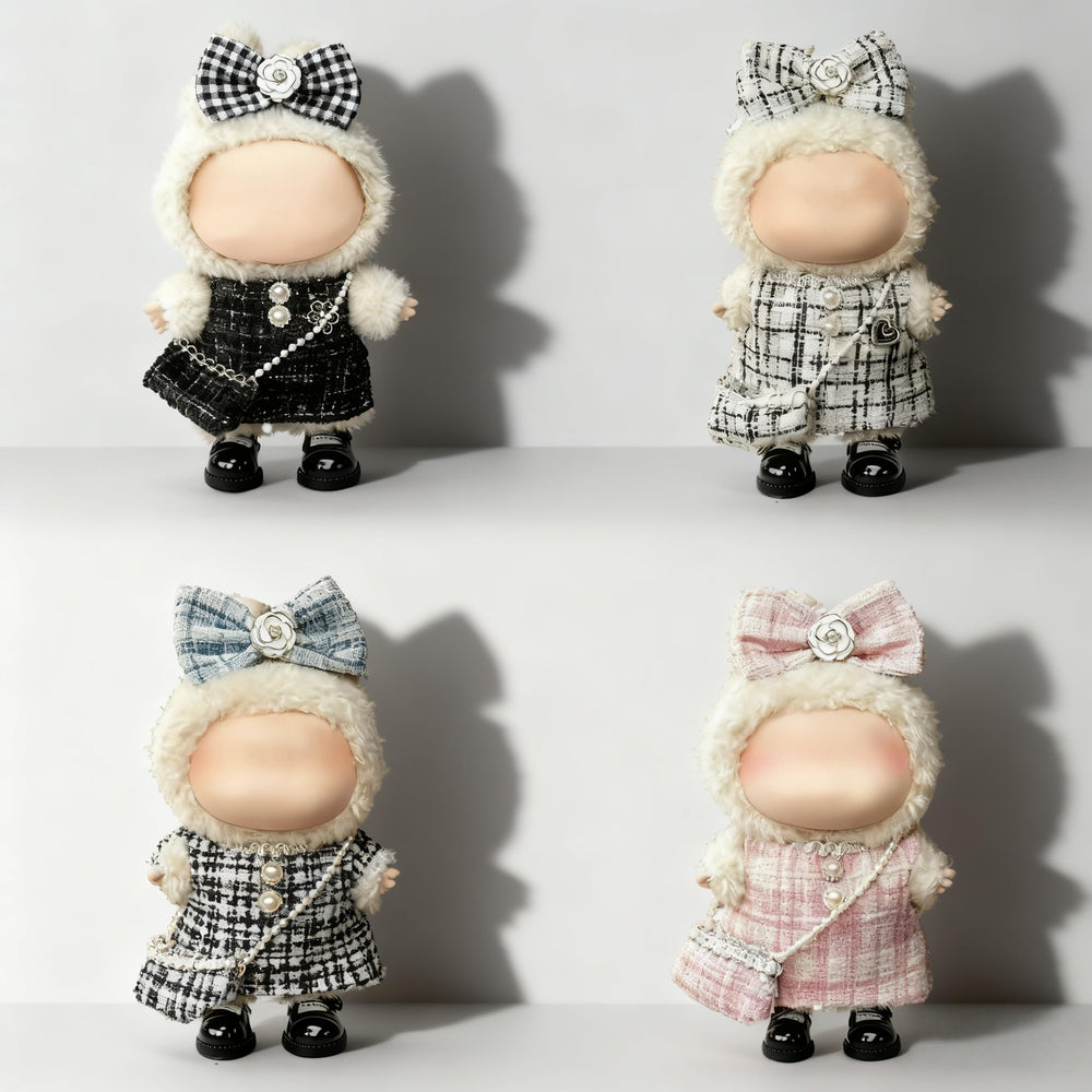 Ueuo Labubu 17cm ready outfit, ideal for daily play and photo sessions.