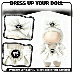 Ueuo LABUBU dress and hairpin set style F adds cute accents for pretend play.