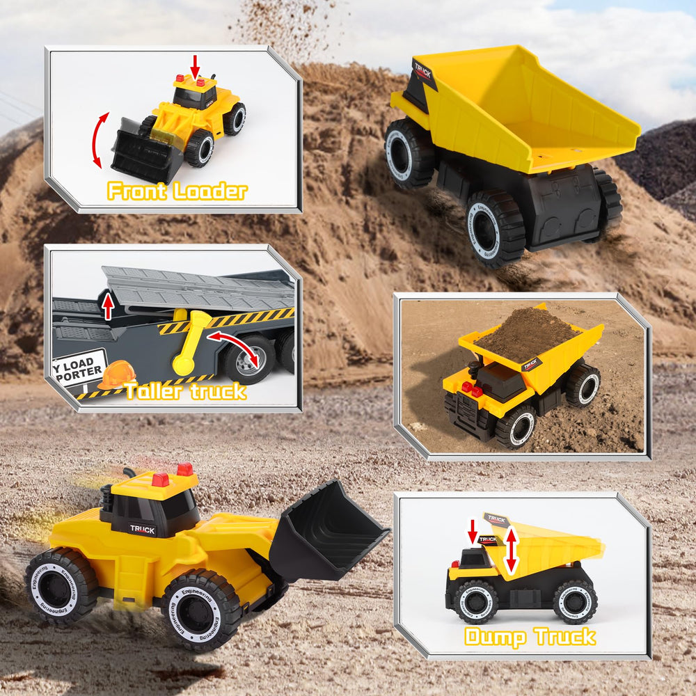 UFLJPKS detachable cab feature enables realistic loading and unloading play.