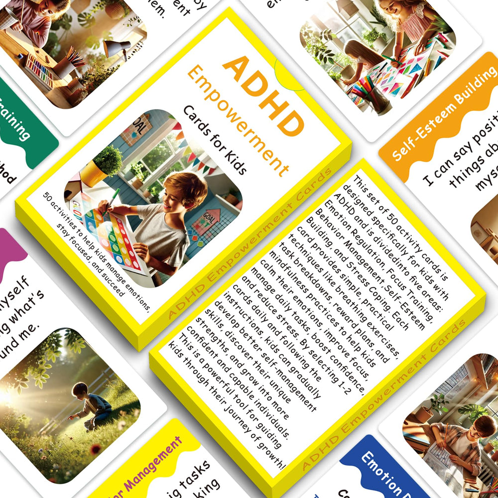 Uflognirz mindfulness cards feature visuals and affirmations to support stress relief