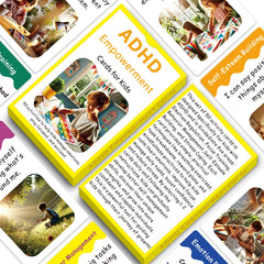 Uflognirz mindfulness cards feature visuals and affirmations to support stress relief
