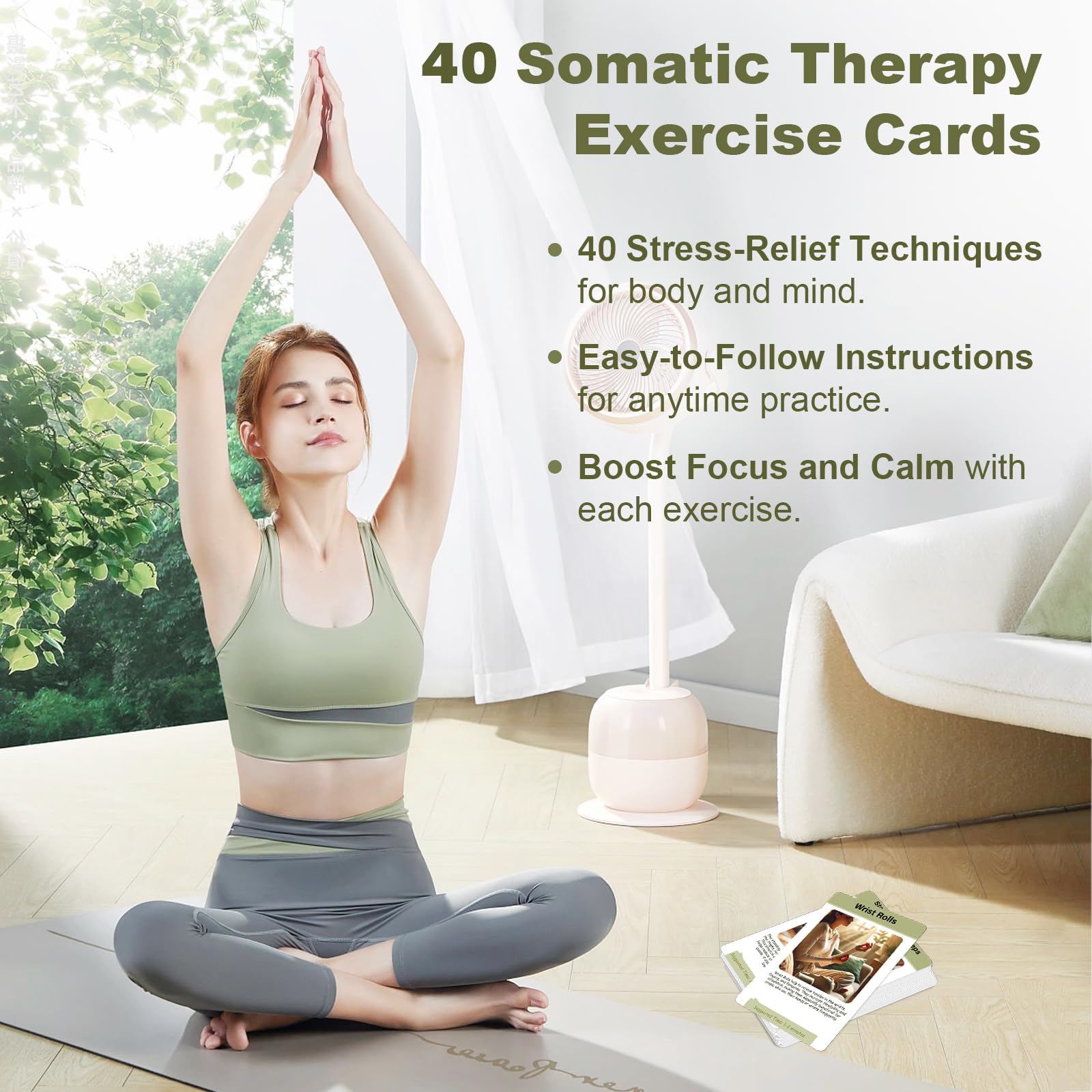 Uflognirz Somatic Cards step-by-step instructions for simple actions