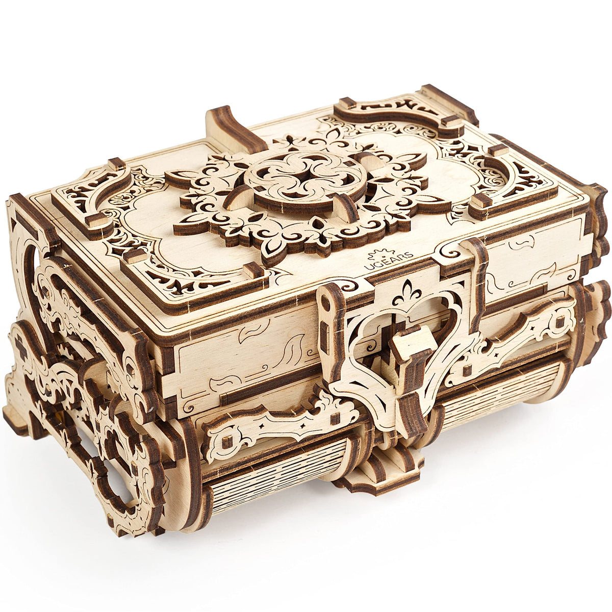 UGEARS Antique Box assembly step by step for adults
