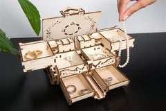 UGEARS Antique Box lid and mechanism for storage