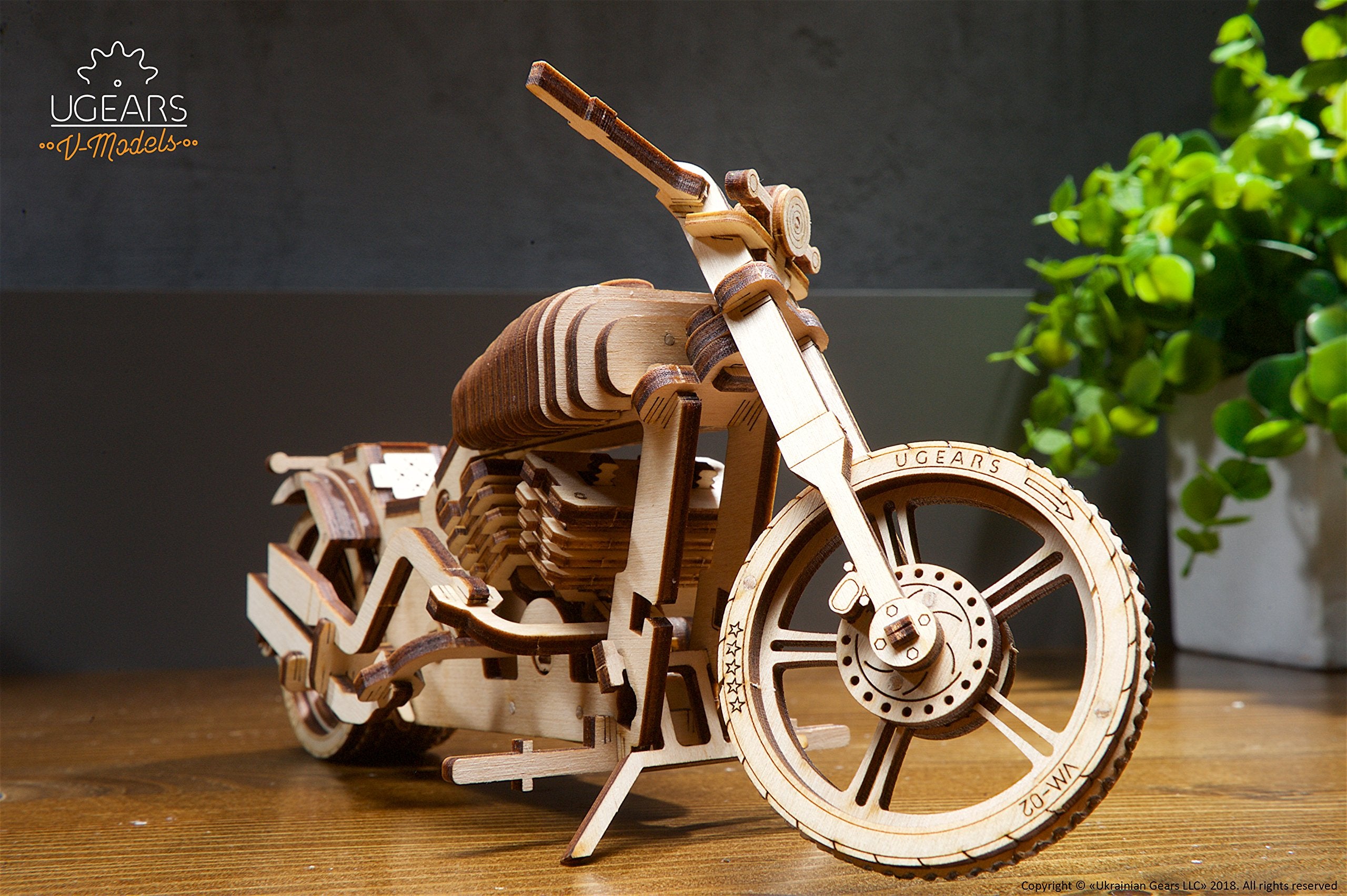 UGEARS Bike DIY Kit gift-ready box appeals to collectors and enthusiasts.