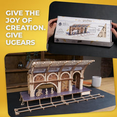 UGEARS Hogwarts Express compatibility for seamless display setup
