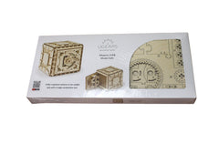 UGEARS Model Safe Kit desk-setup showcases a decorative, functional piece