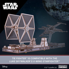 UGEARS TIE Fighter unboxing reveals a compact, high-quality building experience.