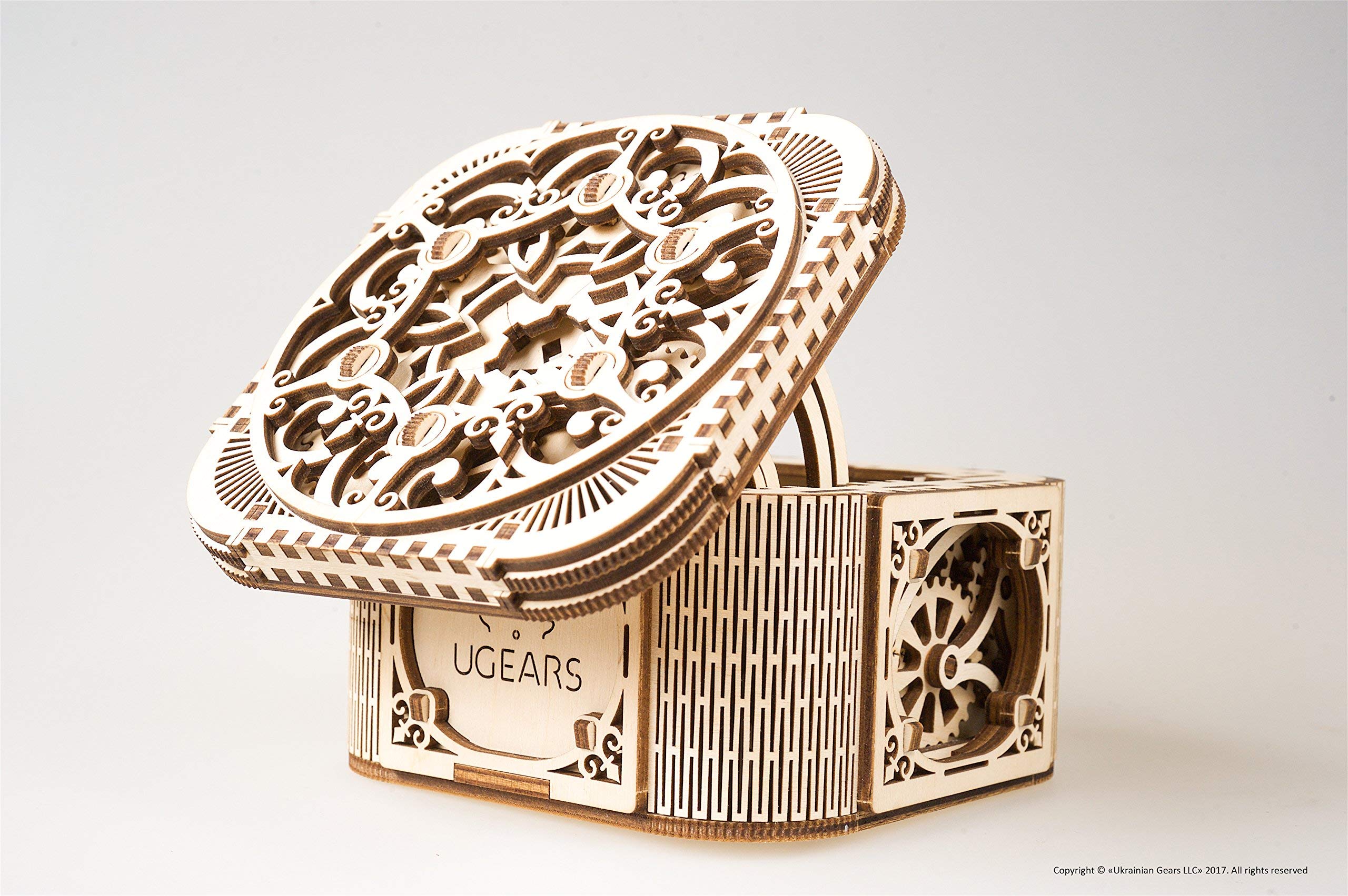 UGEARS Treasure Box makes a thoughtful gift for puzzle lovers and hobbyists.