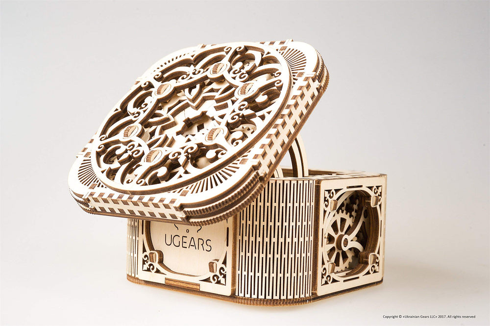 UGEARS Treasure Box makes a thoughtful gift for puzzle lovers and hobbyists.
