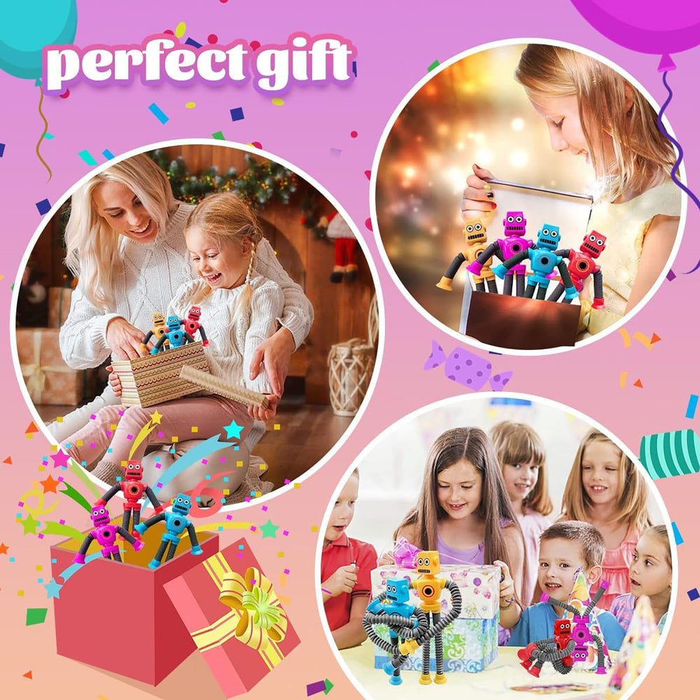UGJ Robot Pop Tube packaging shown as a gift-ready option