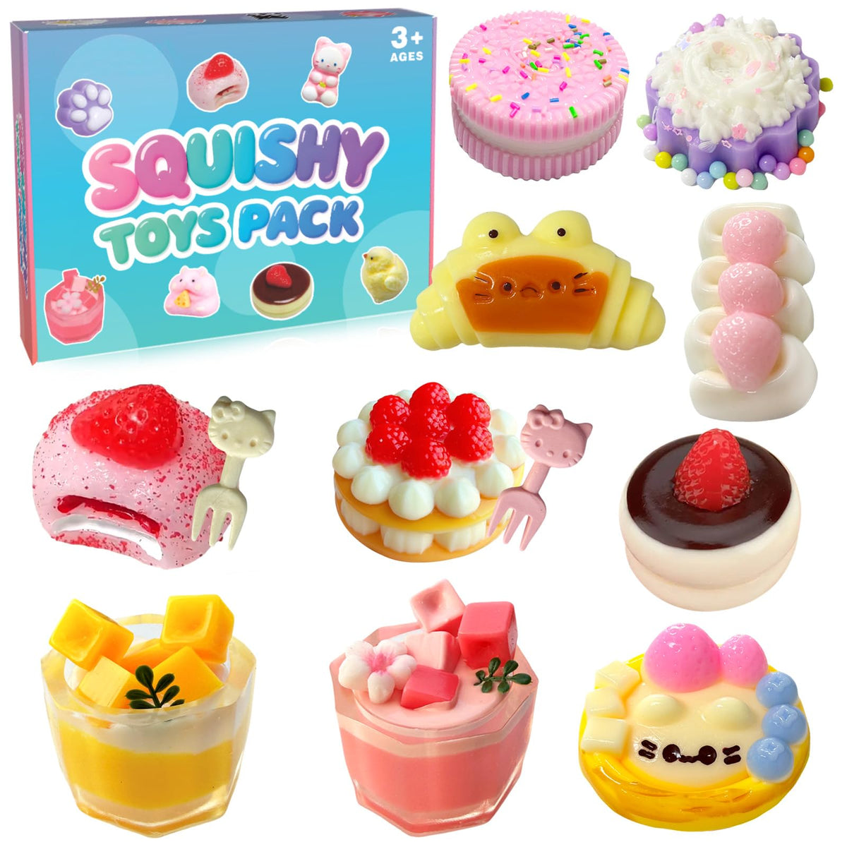 UGRASEA Taba Squishy pink Oreo cookie for tactile play and focus.