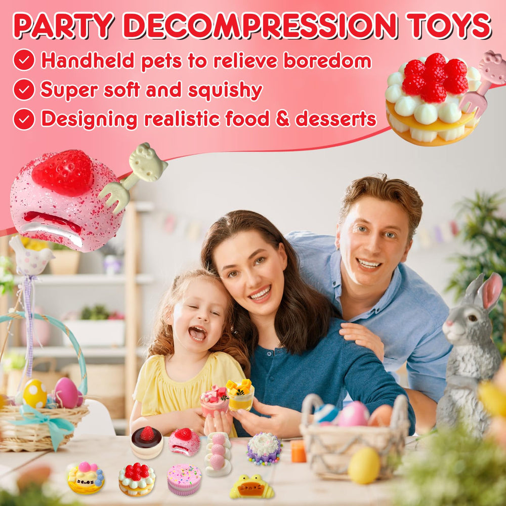 UGRASEA Taba Squishy red raspberry cake provides playful stress relief.