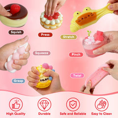 UGRASEA Taba Squishy strawberry cream bar eases tension during tasks.