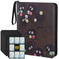 UGYAZX 9-pocket binder cover close-up showing water-resistant protection for cards.