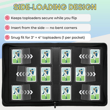 UGYAZX includes 20 two-sided 9-pocket pages for efficient filing