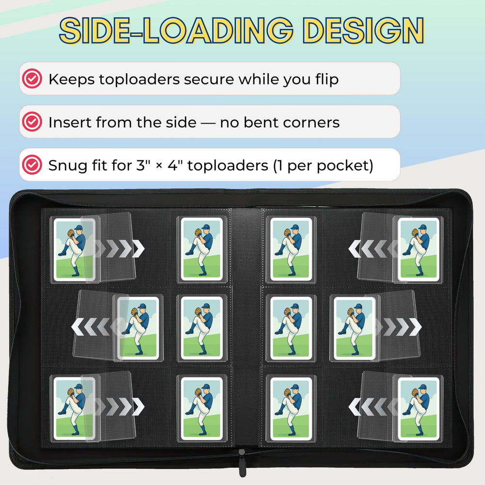 UGYAZX includes 20 two-sided 9-pocket pages for efficient filing