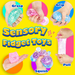 UGYWI squishy cube 4-pack, versatile gift for all ages.