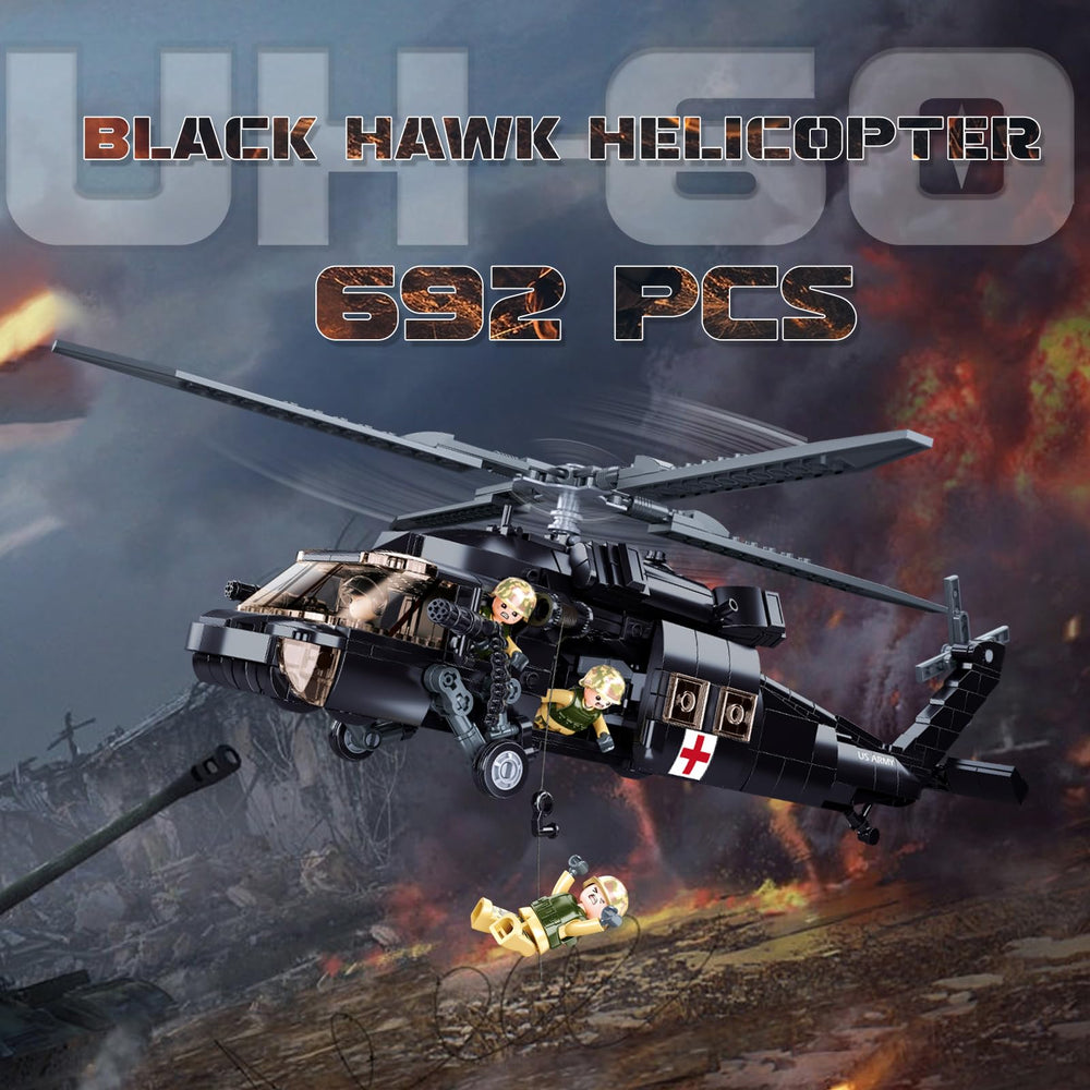 UH-60 Black Hawk left fuselage winch detail for interactive play