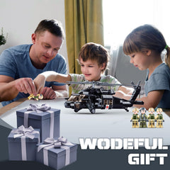 UH-60 Black Hawk packaging and instruction set for easy building