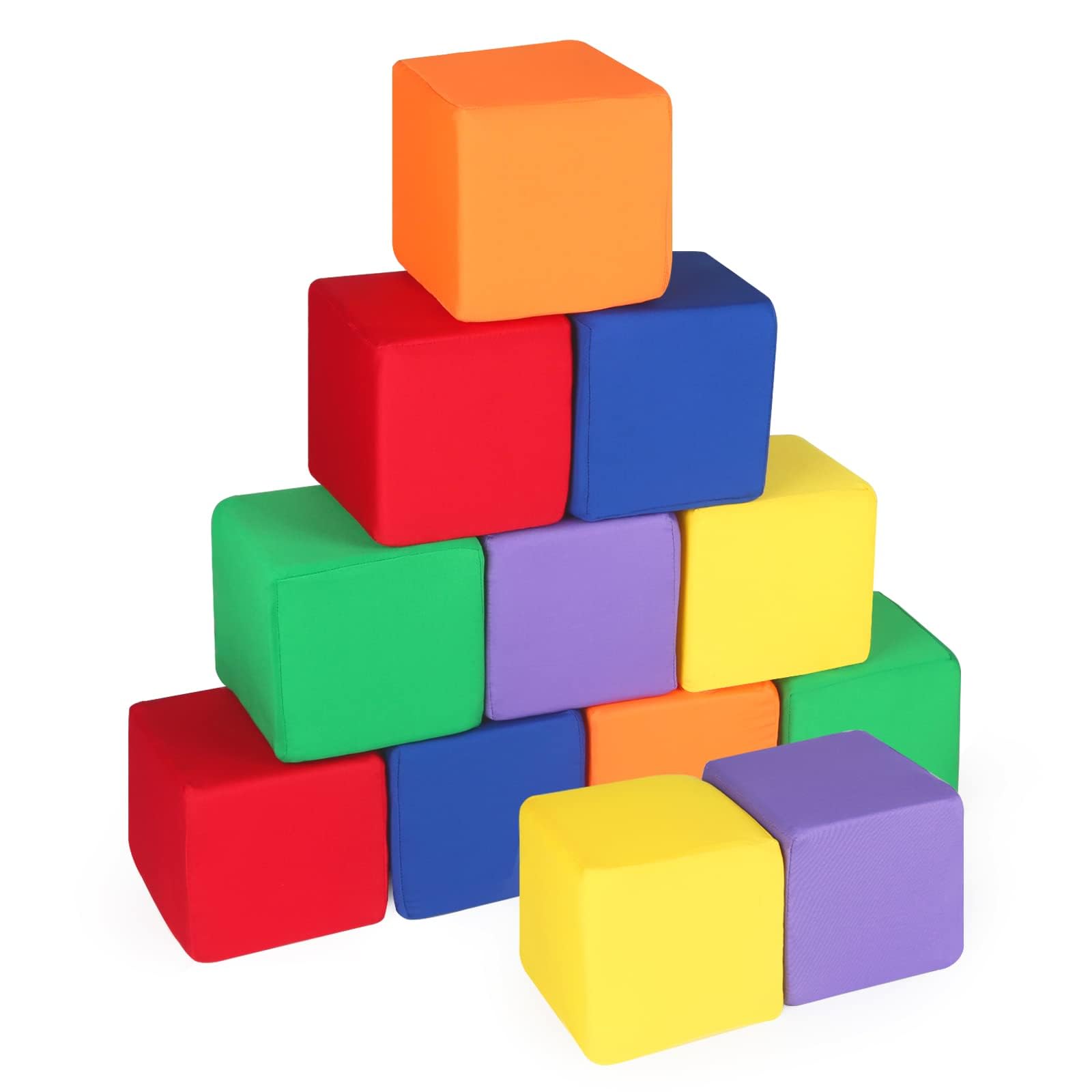 UHAPPYEE foam blocks soft cubes for toddlers safe cushioned play