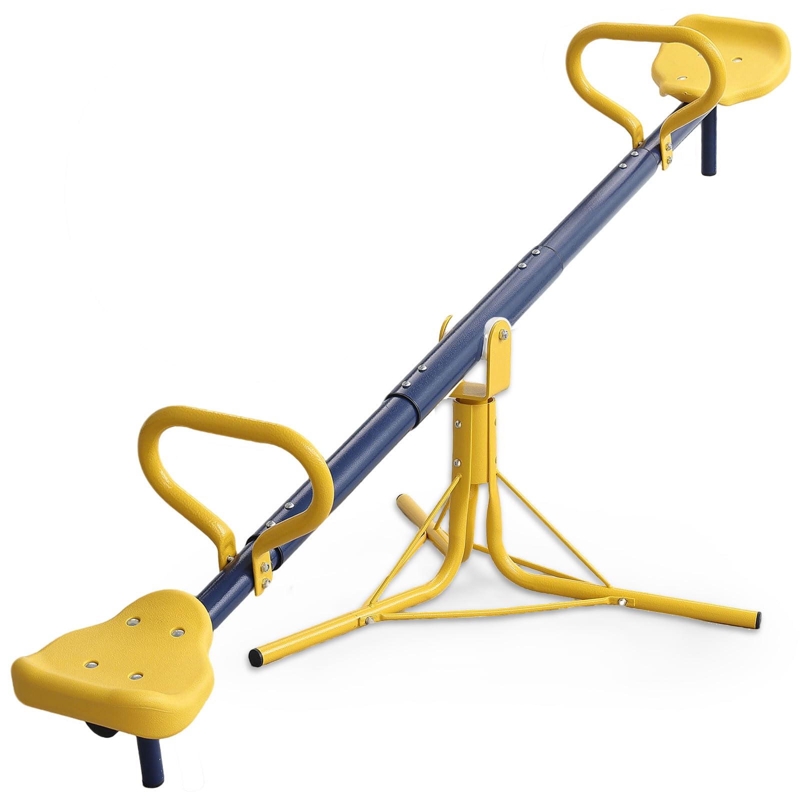 UIABOPZ Teeter Totter demonstrates a stable triangular base for safer outdoor play