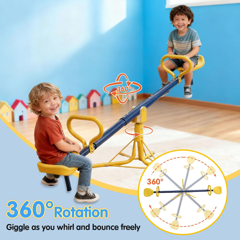 UIABOPZ Teeter Totter with ergonomic seat for comfortable seating