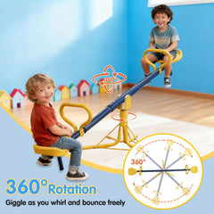 UIABOPZ Teeter Totter with ergonomic seat for comfortable seating