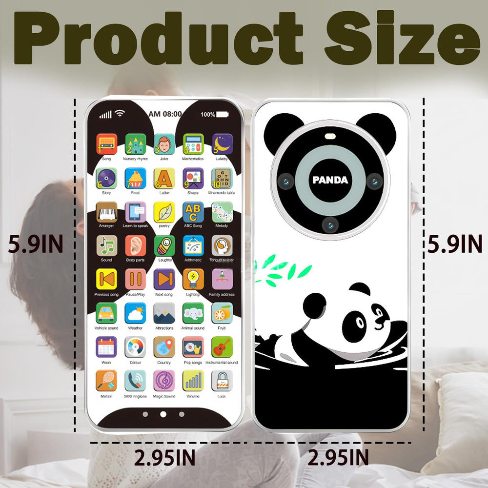 Uibyt Kids Phone with sensory buttons and lights for finger skills