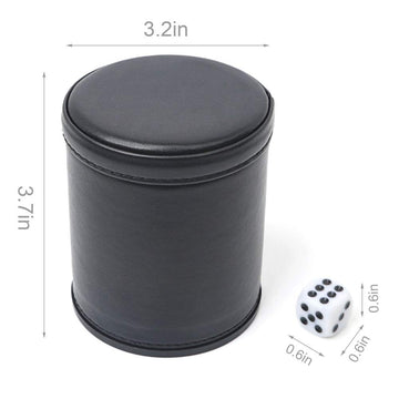 Uieauy 6-dice set included for quick, ready-to-play Yahtzee sessions.
