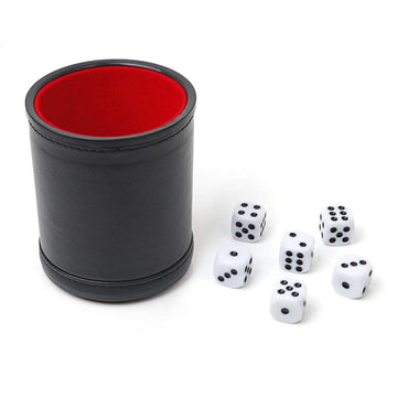 Uieauy black leatherette cup enhances grip and professional look.