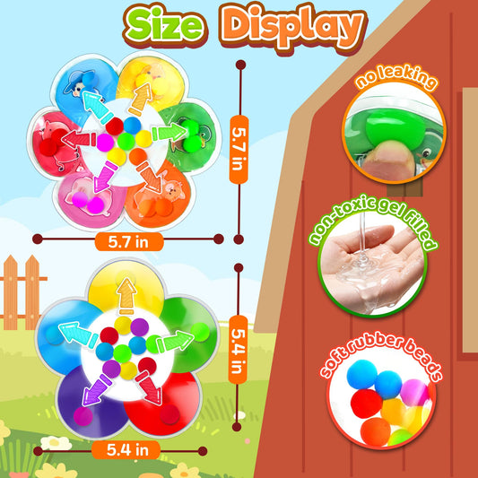 UIIOPJIOM farm animals color matching to support early learning and imagination.