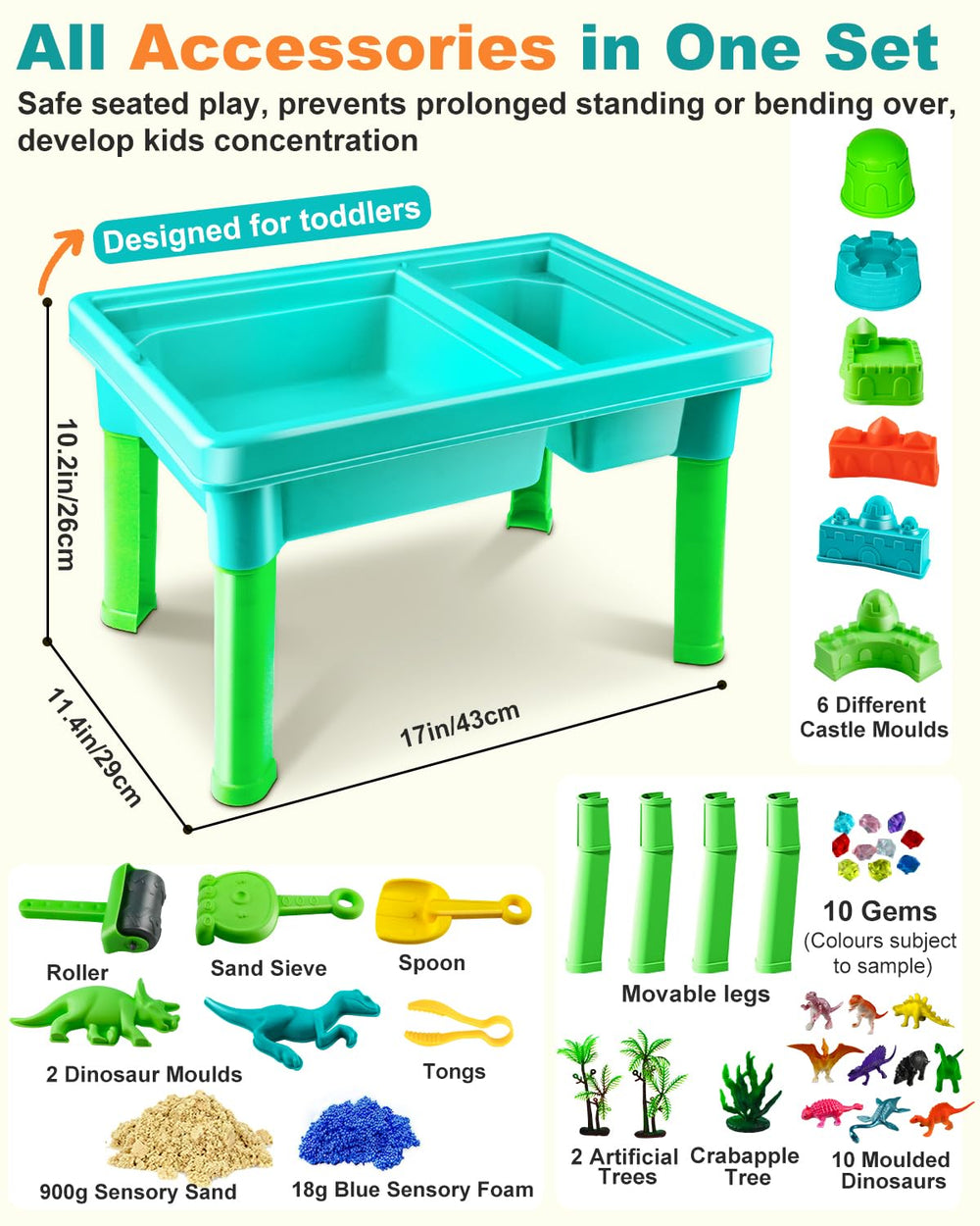 Uiopy Sandbox Kit treasure chest mold inspires treasure hunt storytelling.