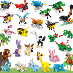 Uiqozok party favors: vibrant mini block kit for parties and prizes