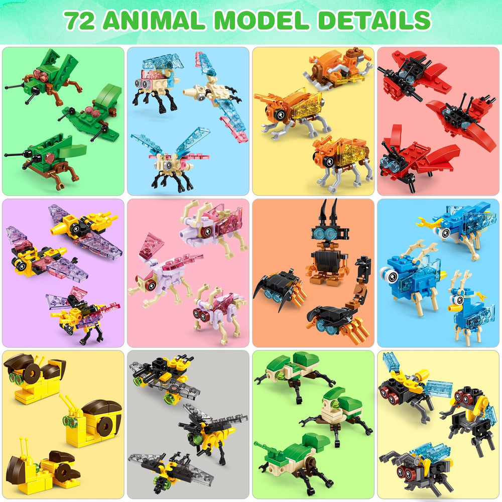 Uiqozok ABS-safe material blocks with smooth edges for safe building fun
