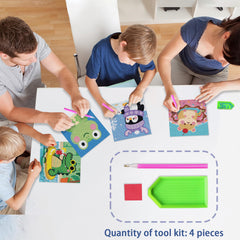 UiSdfuy flower design promotes color pairing and fine motor practice
