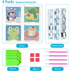 UiSdfuy frog pattern kit sparks imagination with sparkling texture