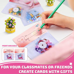 Uiseba valentines cards set ideal for teachers and classroom gifts.