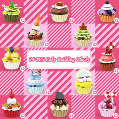 Uiseba valentines cake blocks set side view for group play