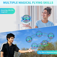 Uladis Flying Orb Ball ready for indoor and outdoor use during daytime.