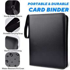 ULLTOON 60 double-sided pages maximize card storage and organization.