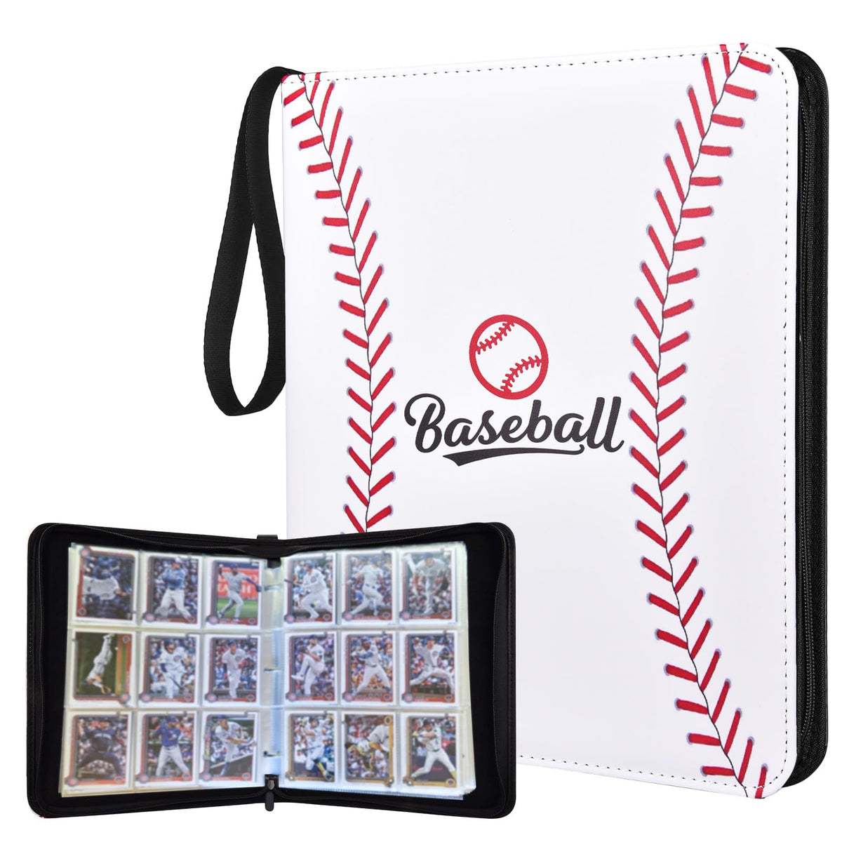 ULLTOON baseball card binder cover with sporty design for collectors
