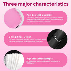 ULLTOON customizable 3-ring design lets you add, remove, or rearrange pages