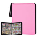 ULLTOON portable 9-pocket binder in pink for easy organization