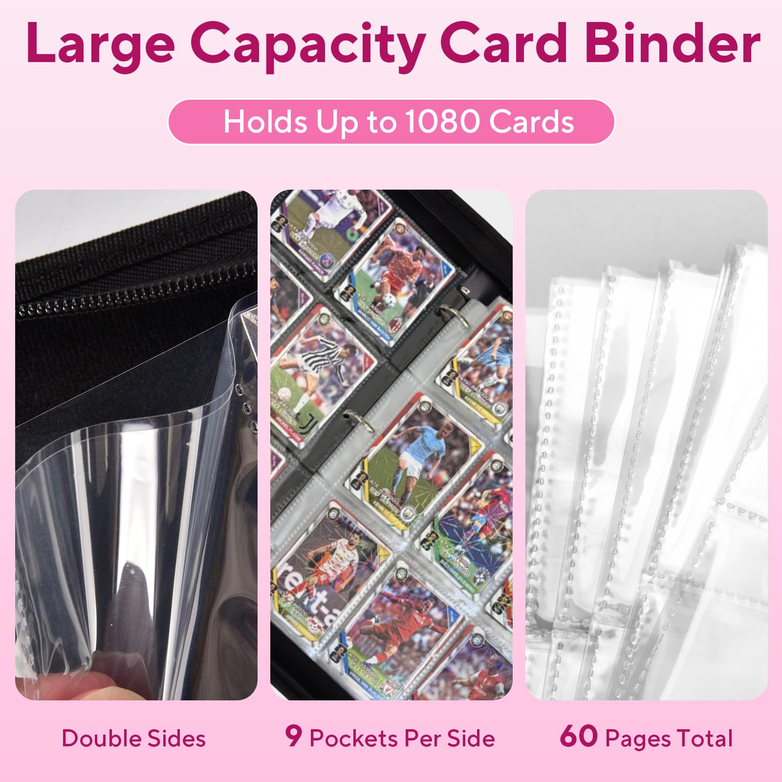 ULLTOON durable PU leather cover protects cards from dust and scratches