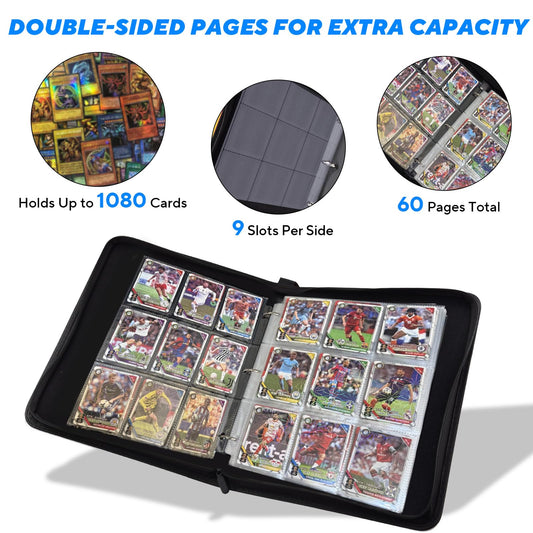 ULLTOON removable 3-ring design enables easy page customization and expansion.
